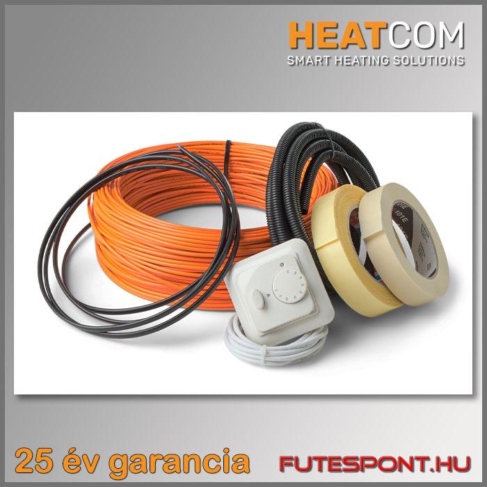 Heatcom elektromos padlófűtés, fűtőkábel szett